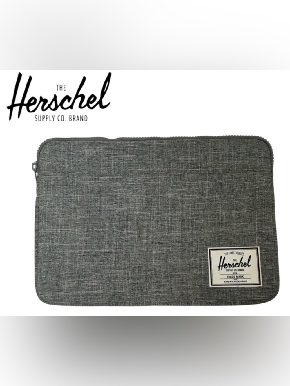 HERSCHEL SUPPLY CO. ANCHOR LAPTOP SLEEVE 14 INCH RAVEN CROSSHATCH